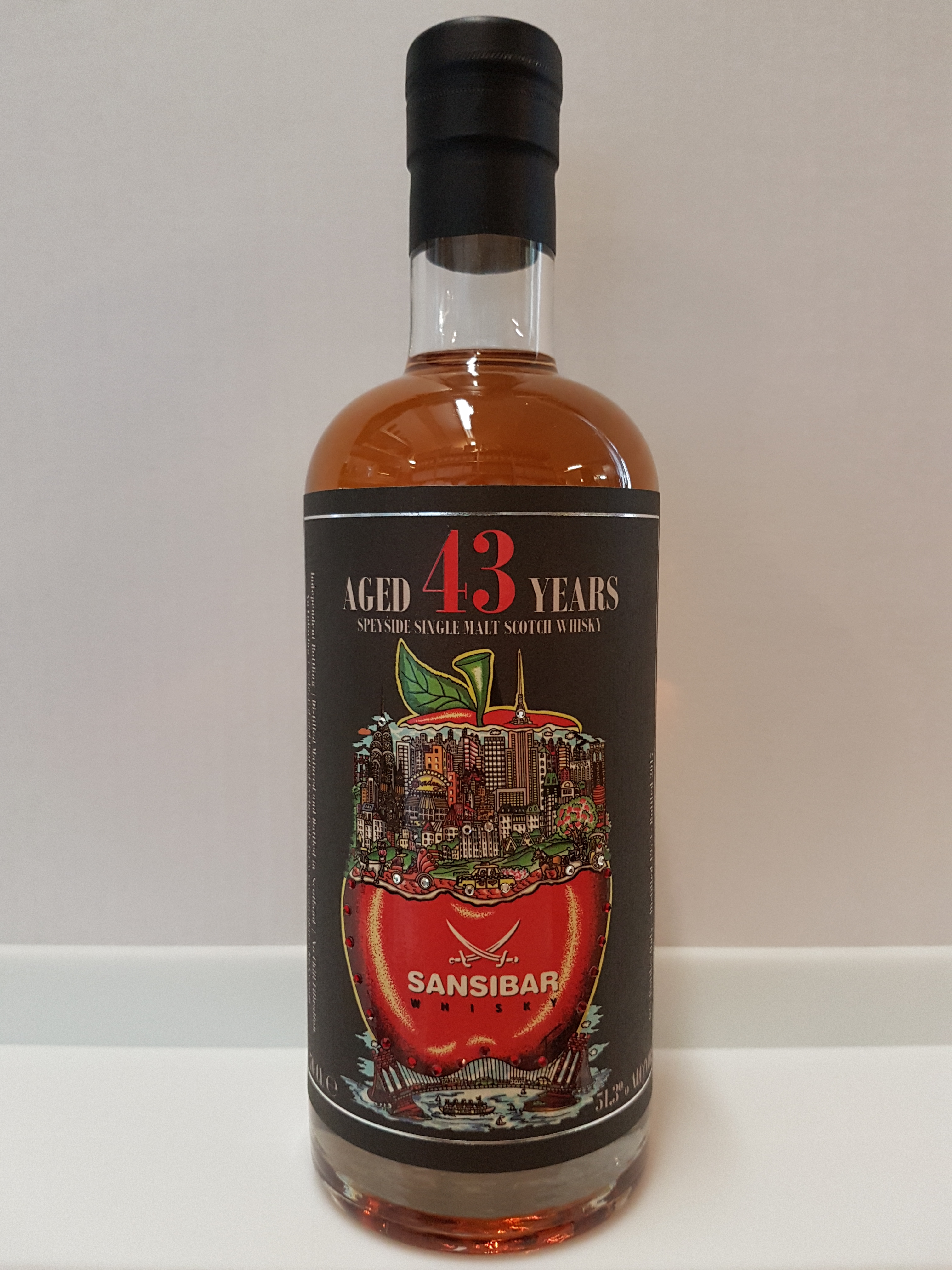 Speyside Region Malt 43y - Sansibar Whisky Fazzino Label