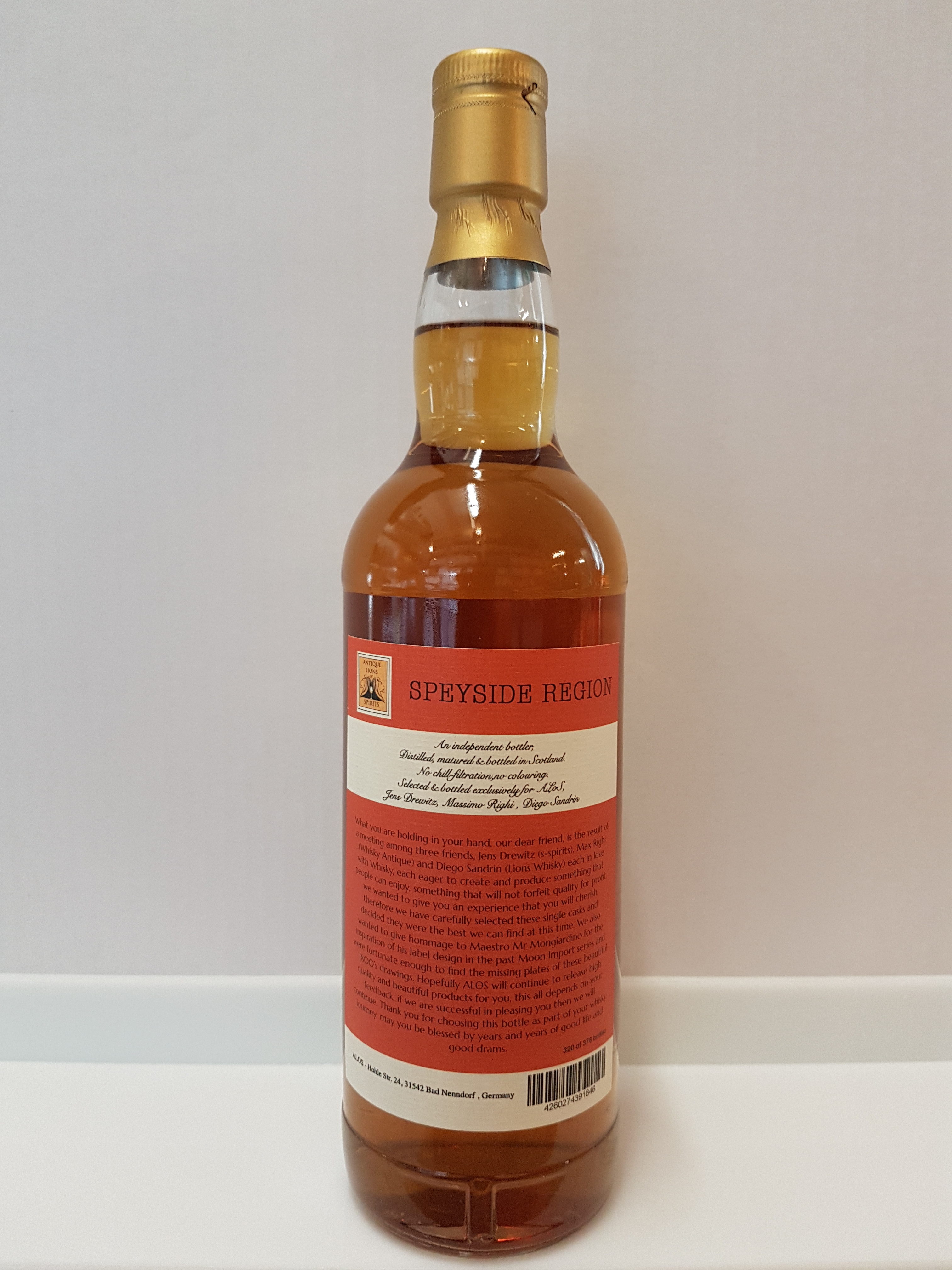 Speyside Region Malt 42y - ALOS