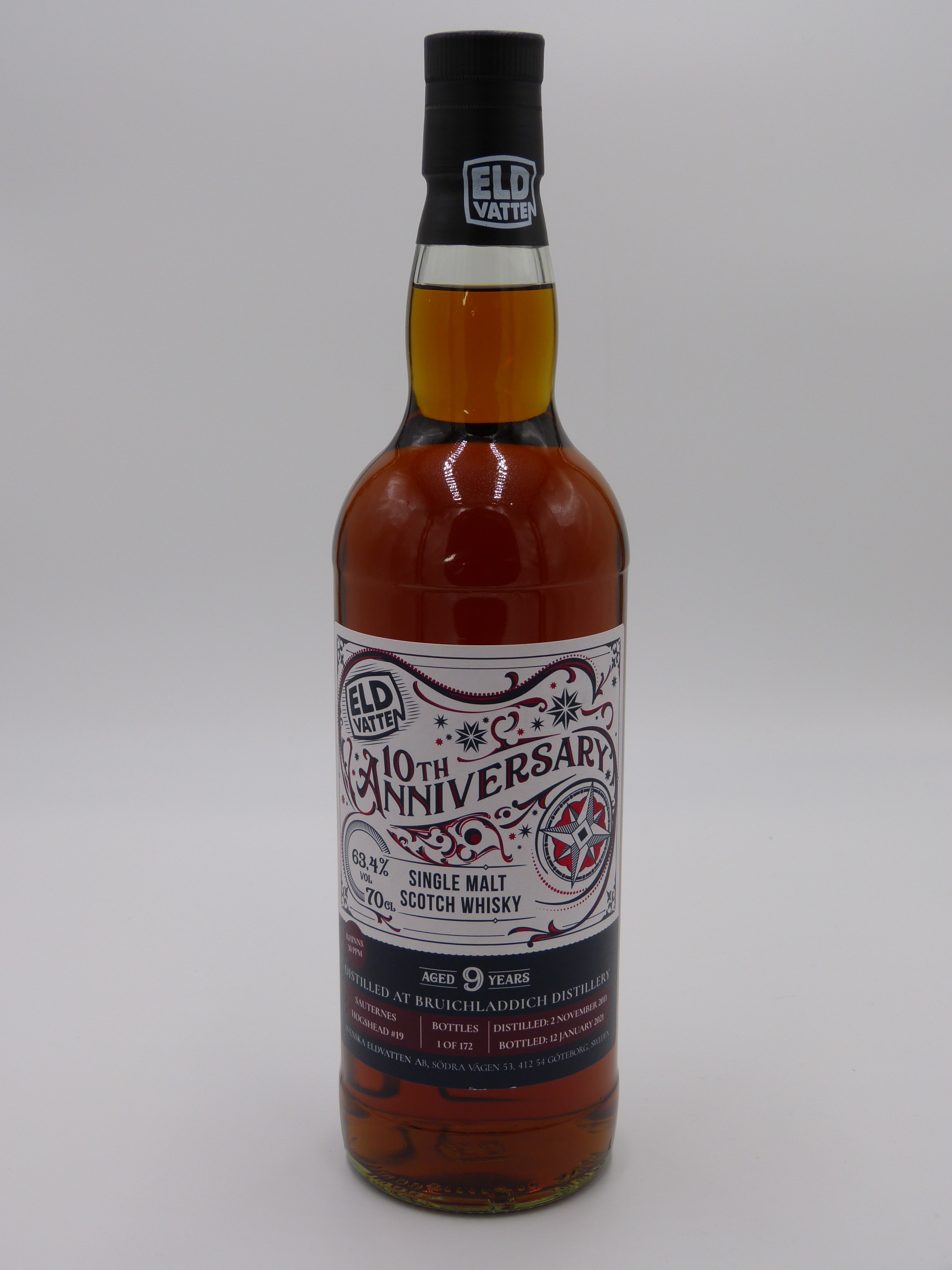 Bruichladdich 9y - Eldvatten