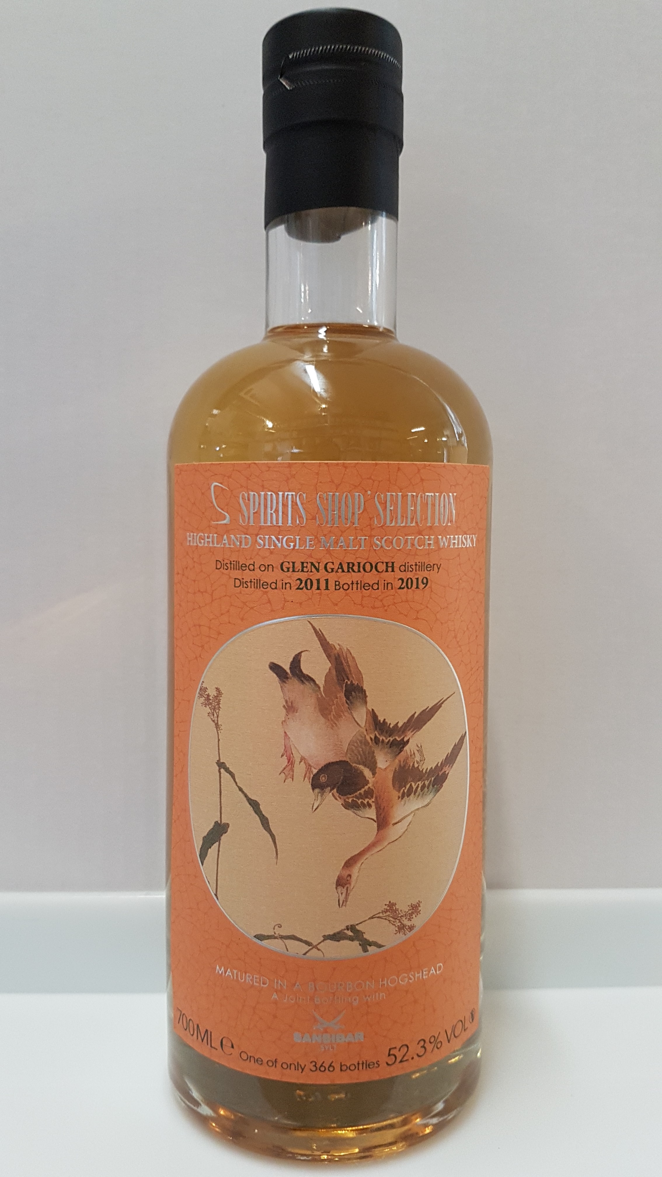 Glen Garioch 8y - Chinese Birds Label