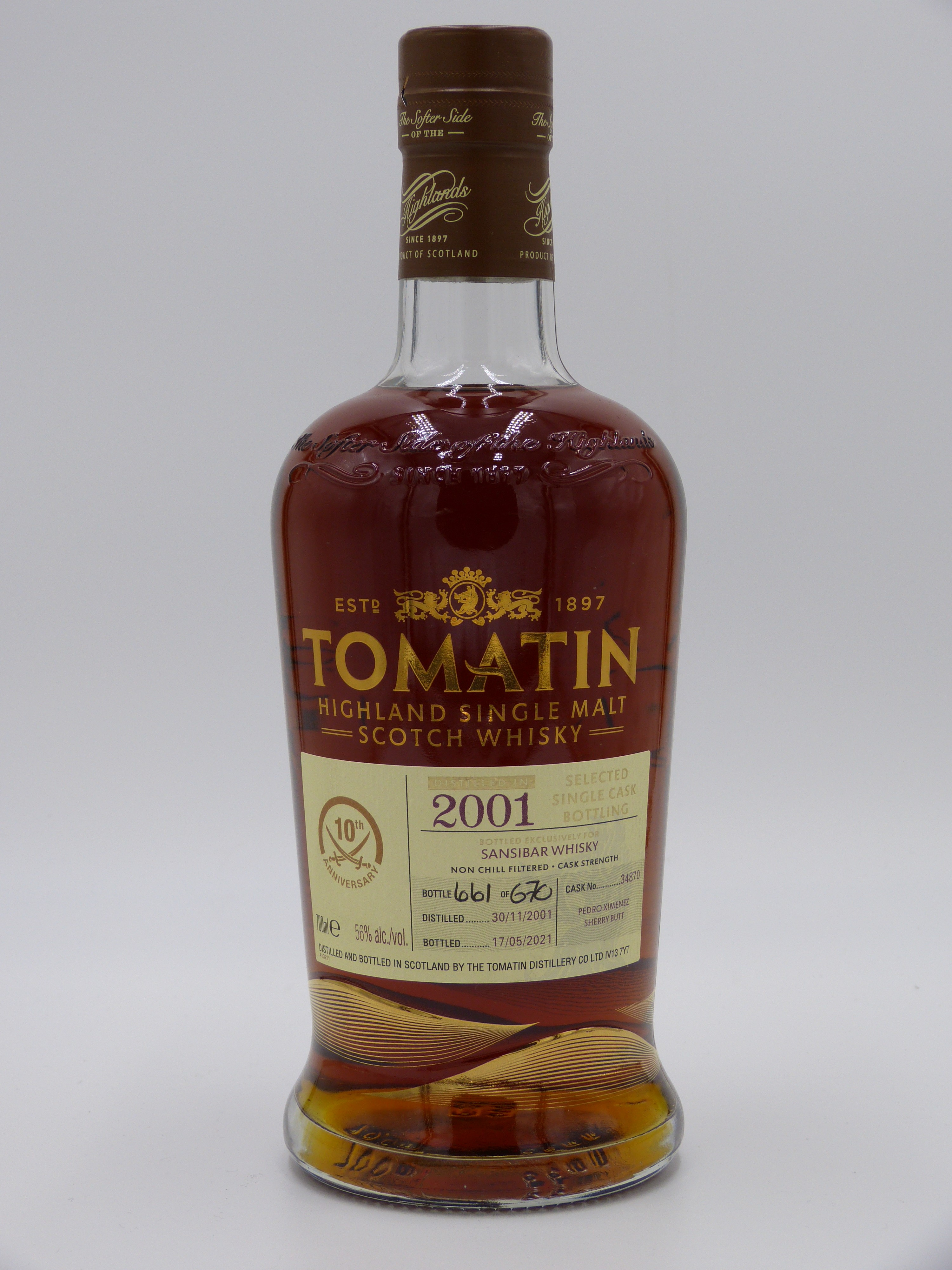 Tomatin 19y - 10th Anniversary Bottling by Tomatin Distillery