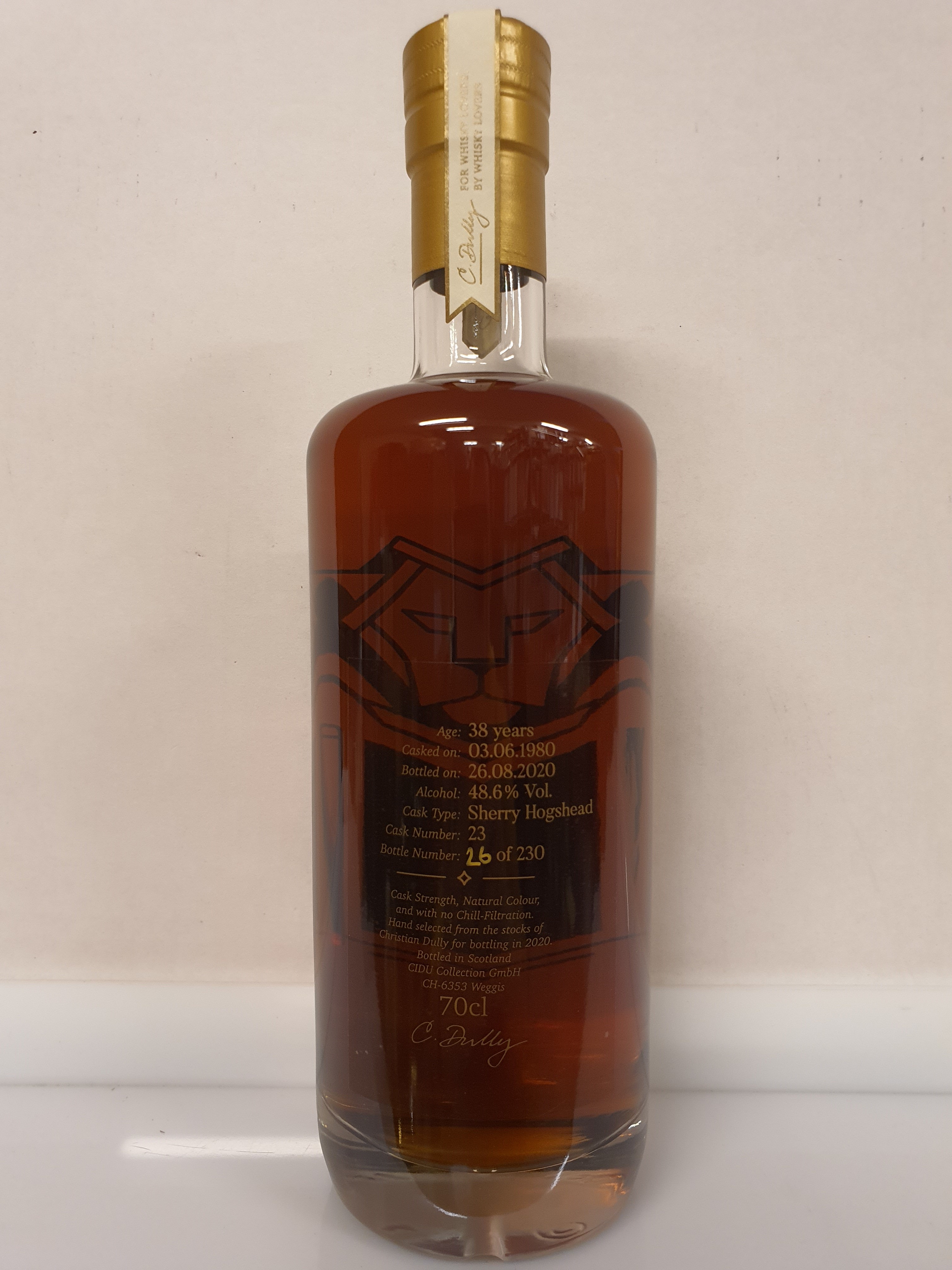 Blended Scotch Whisky 38y - C. Dully Selection