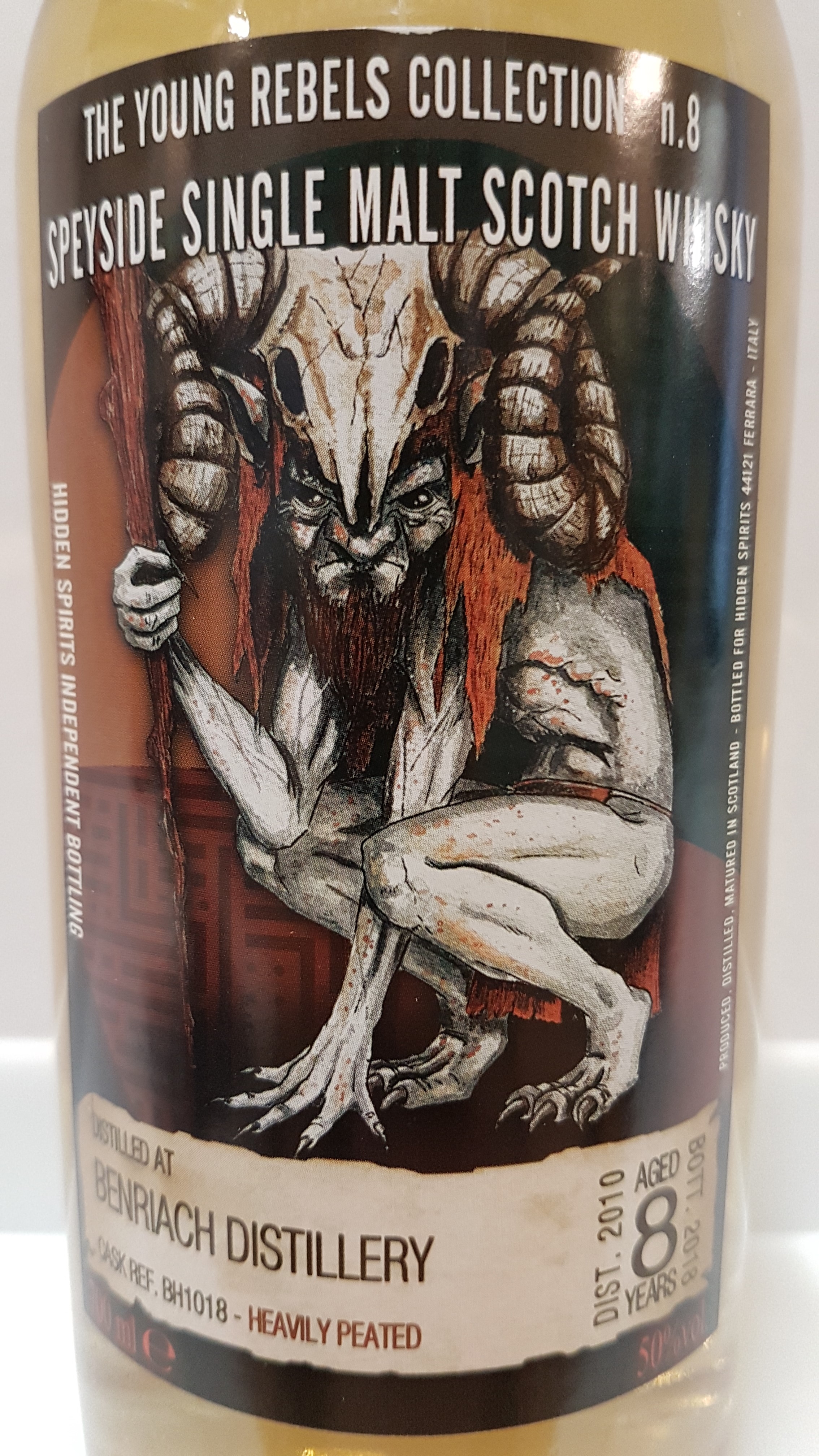Benriach (Heavily peated) 8y - Hidden Spirits