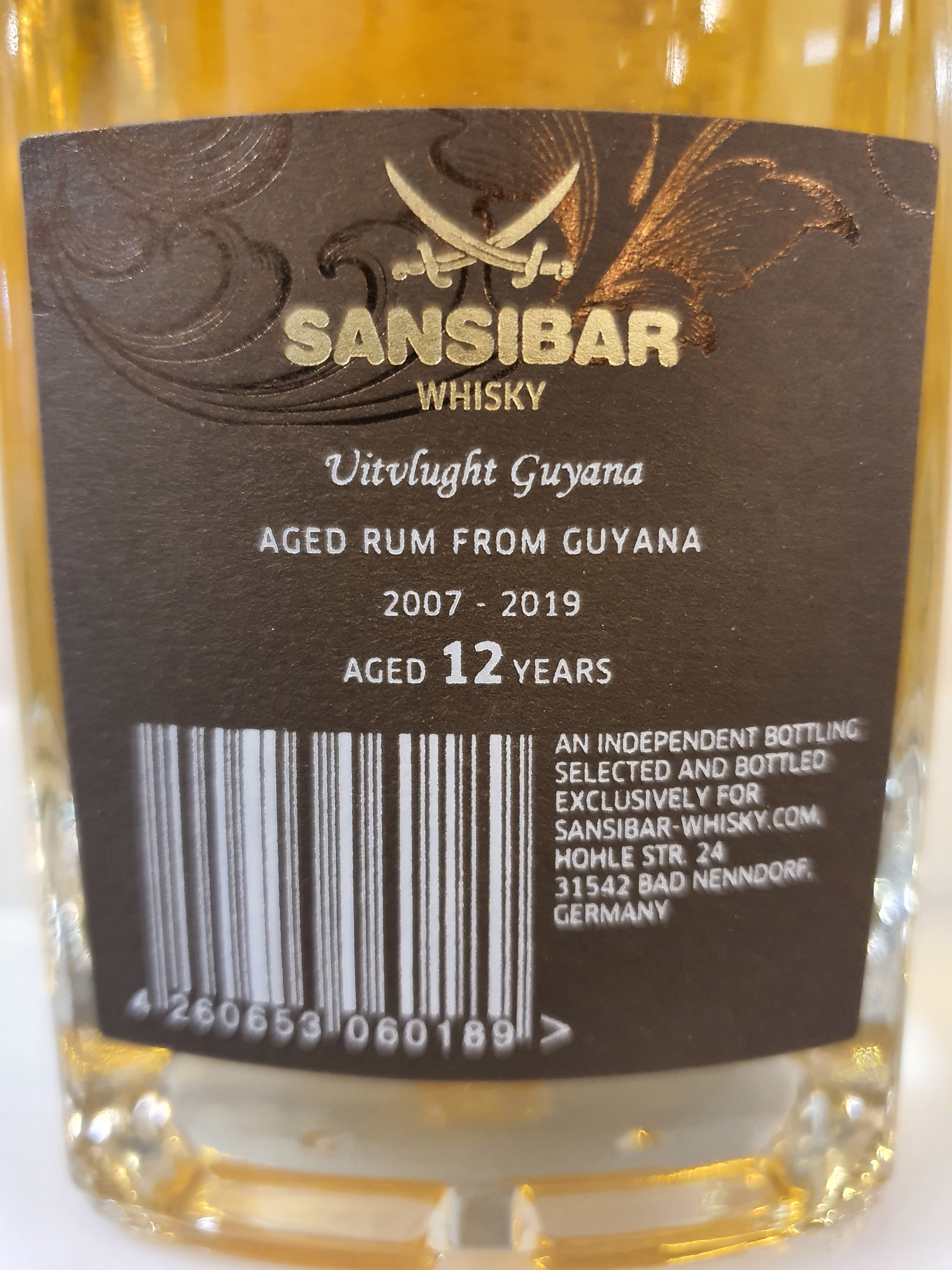 Guyana Rum (Uitvlugt Stills) - Pirat Label
