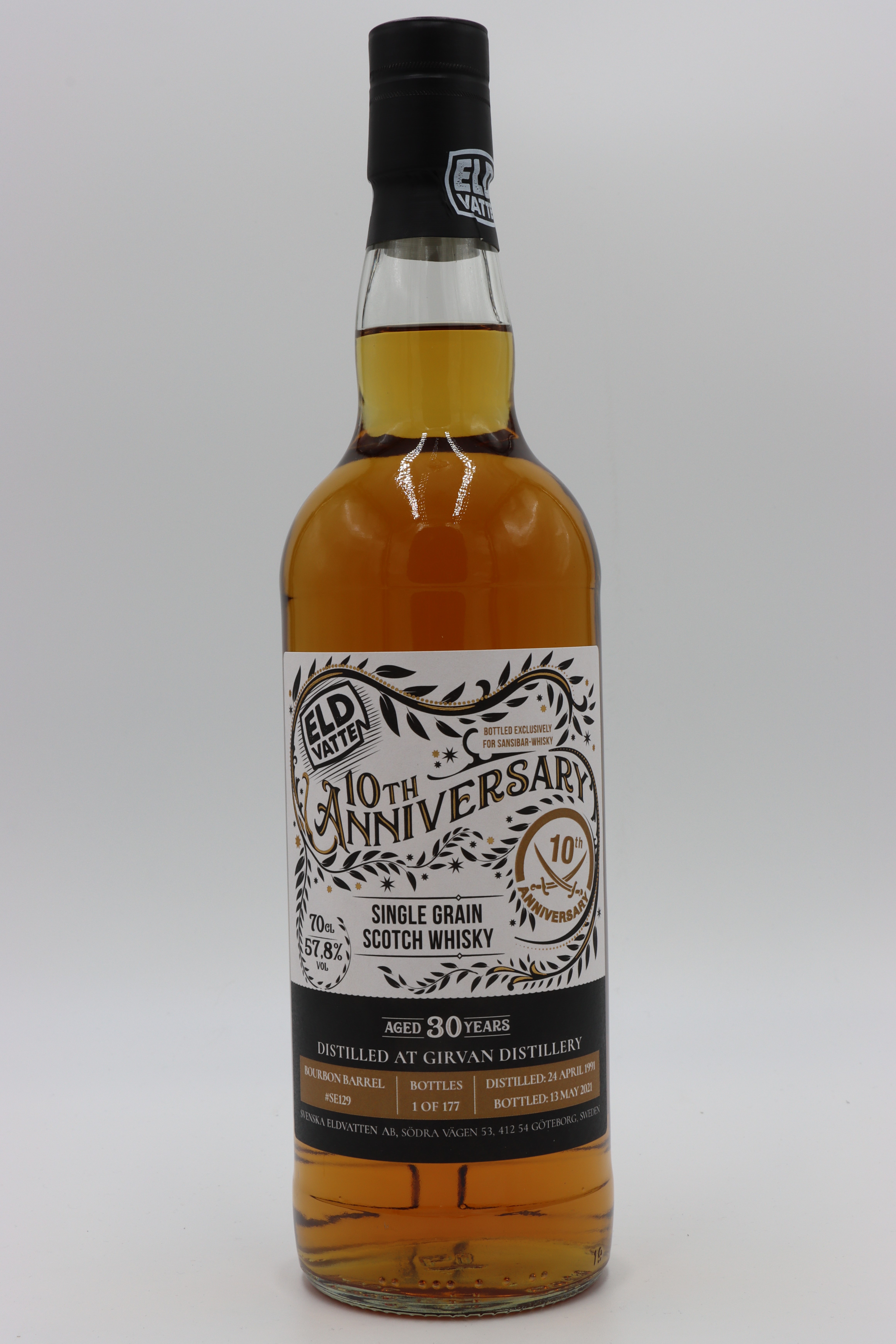 Girvan 30y - 10th Anniversary Bottling by Svenska Eldvatten