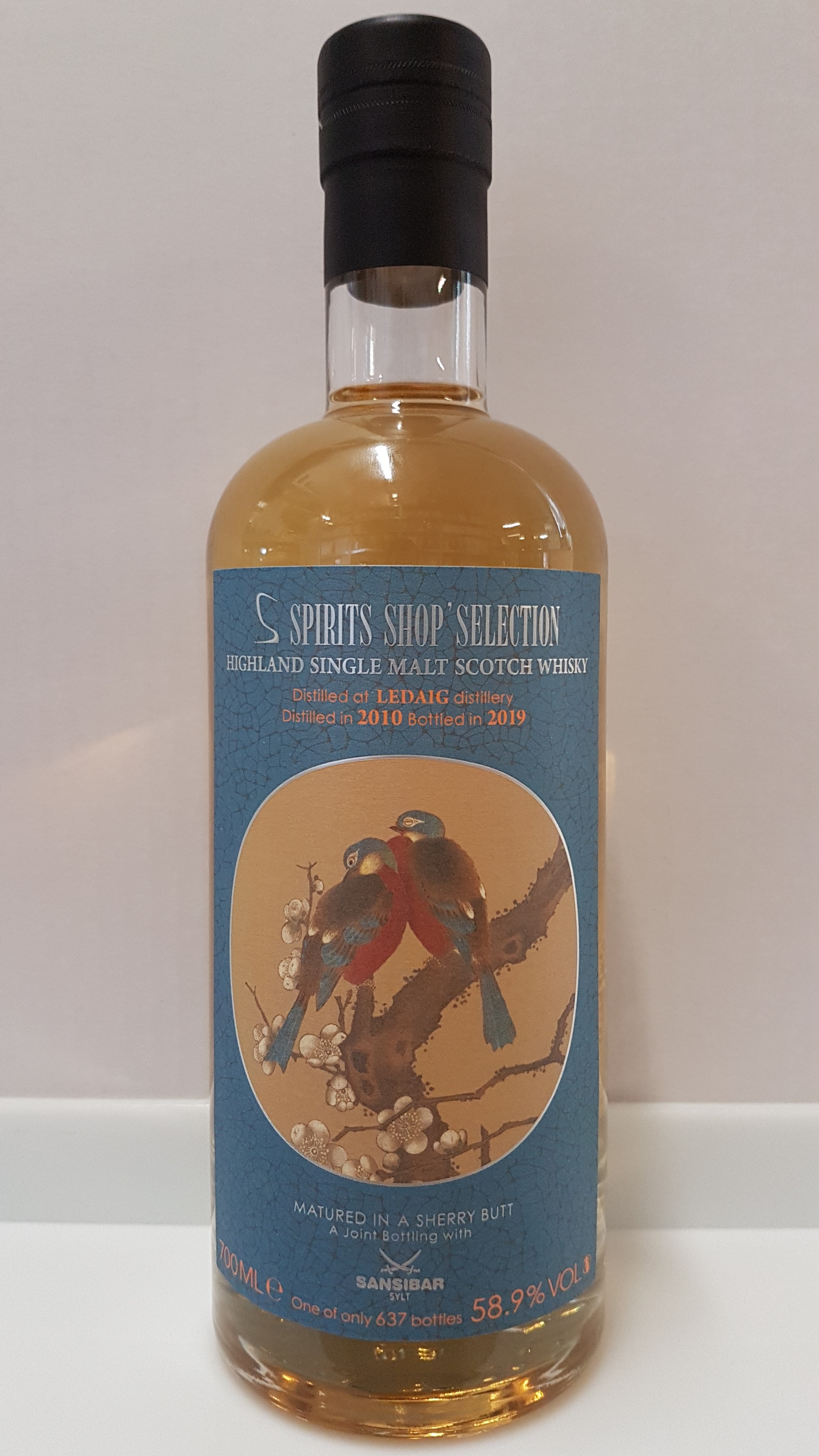 Ledaig 9y - Chinese Birds Label