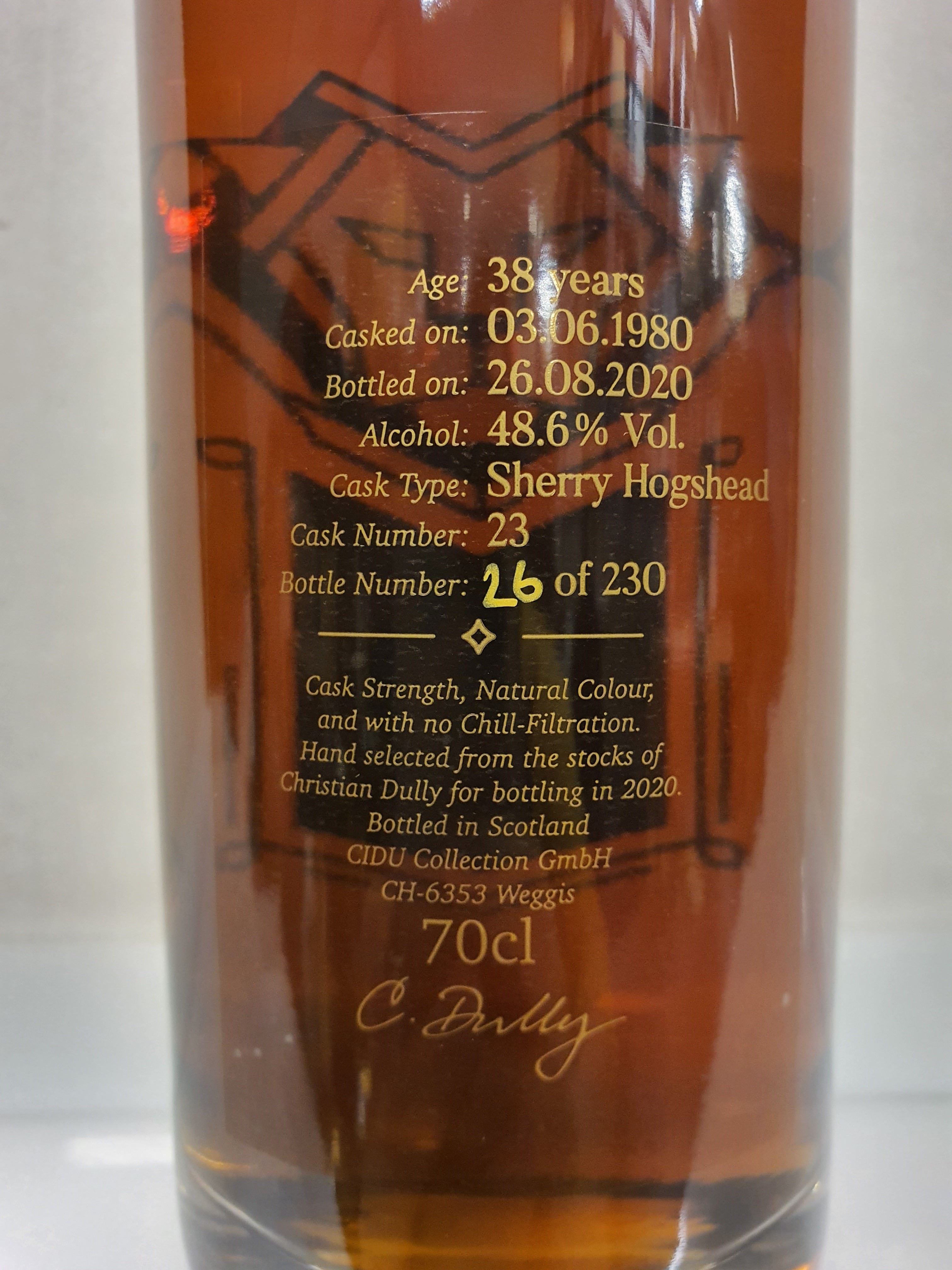 Blended Scotch Whisky 38y - C. Dully Selection